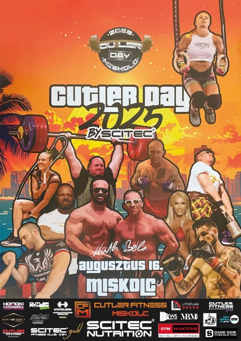 Cutler Day az Ellipsumban – a nyár legerősebb napja! 🏋‍♂️🔥