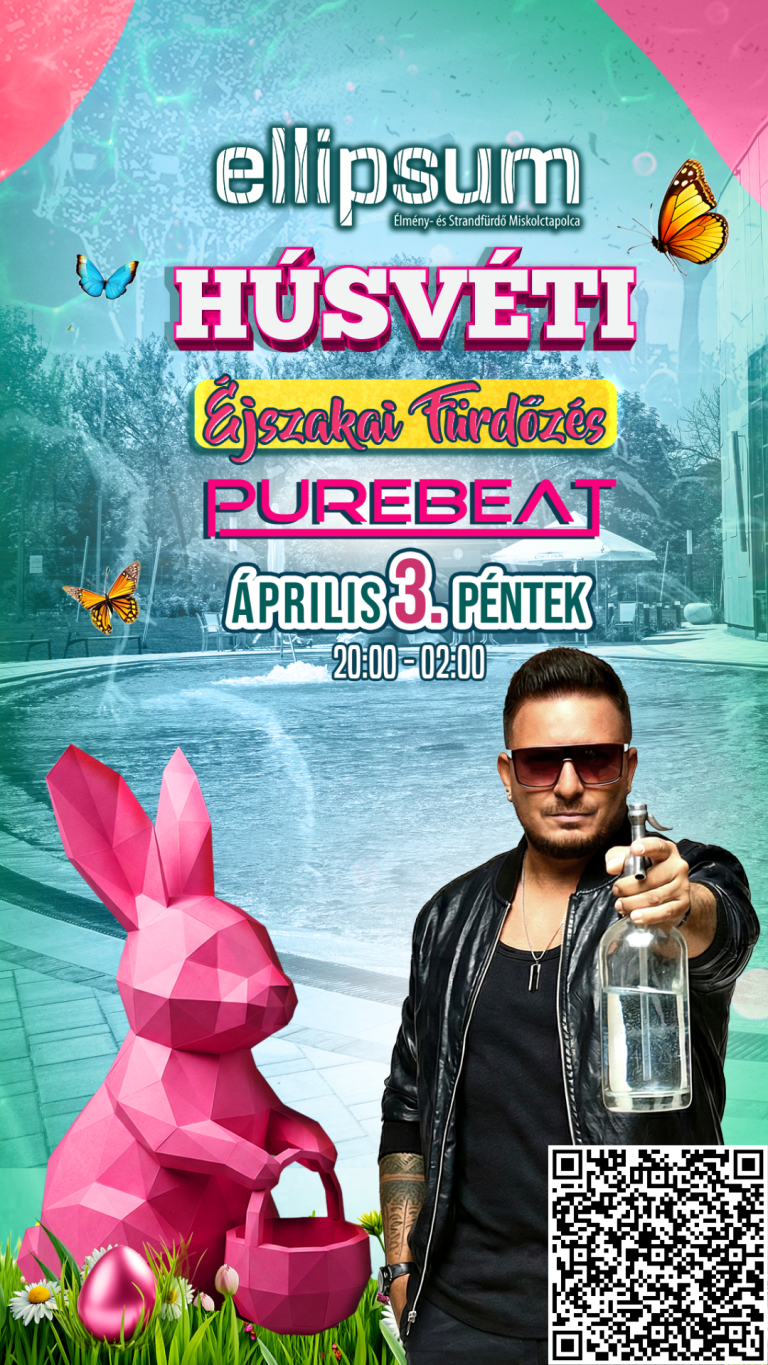 🐰🌙 Húsvéti éjszakai fürdőzés az Ellipsum Élmény- és Strandfürdőben! 💦✨